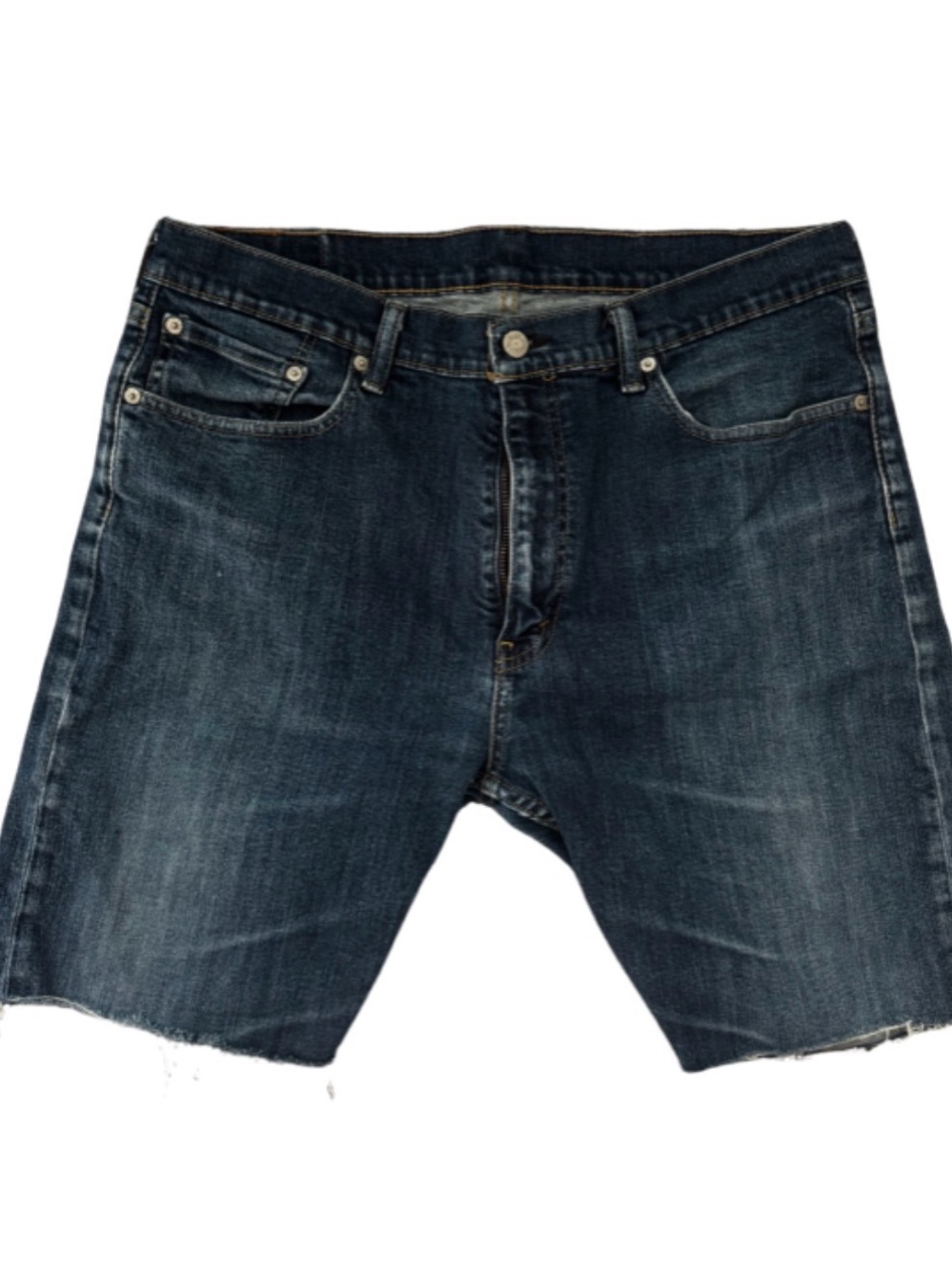 Levi Dark Blue Denim Men’s Shorts size 36 cutoffs